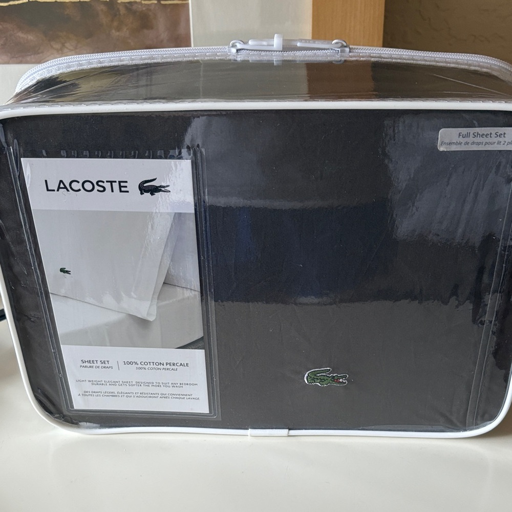 Lacoste Cotton Sheet Set